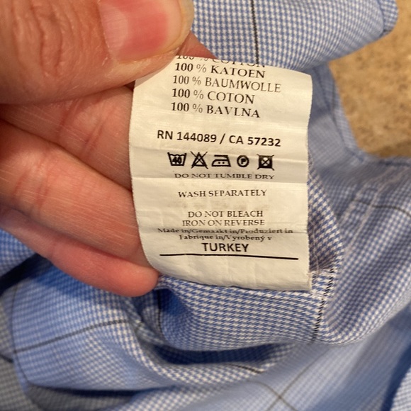 Mens Circle of Gentlemen dress shirt size 44/17 1/2 - Picture 4 of 8